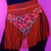 Womens * | Ae Orange Bejeweled Cover Up Skirt New