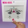 Accessories * | Neva Nude Luna Crystal Face Jewel