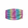 Accessories * | Neva Nude Over The Rainbow Mesh Jewel Face Mask Accessories