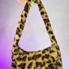 Accessories * | Ae Born Wild Animal Print Fuzzy Purse New