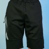 Mens * | Phillip Marciano Llc Mens Black Slant Zipper Men'S Shorts