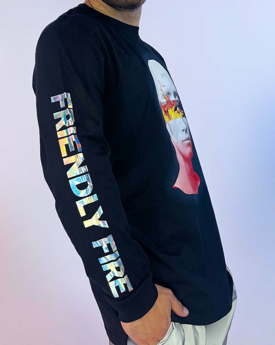 Womens * | Womens Space Yacht Friendly Fire Long Sleeve Tee