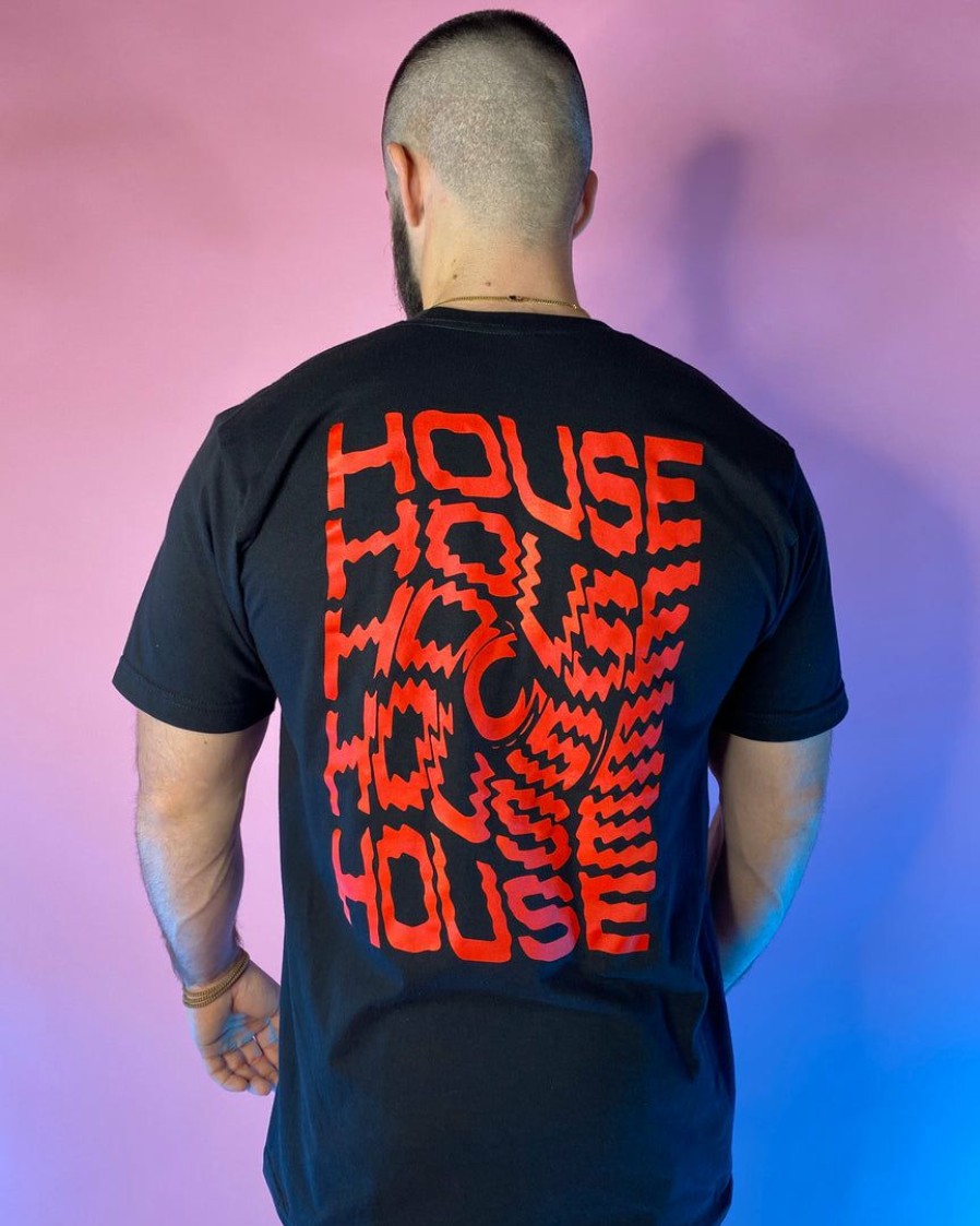 Mens * | 555Stickers Red House Swirl Rw Tee Mens