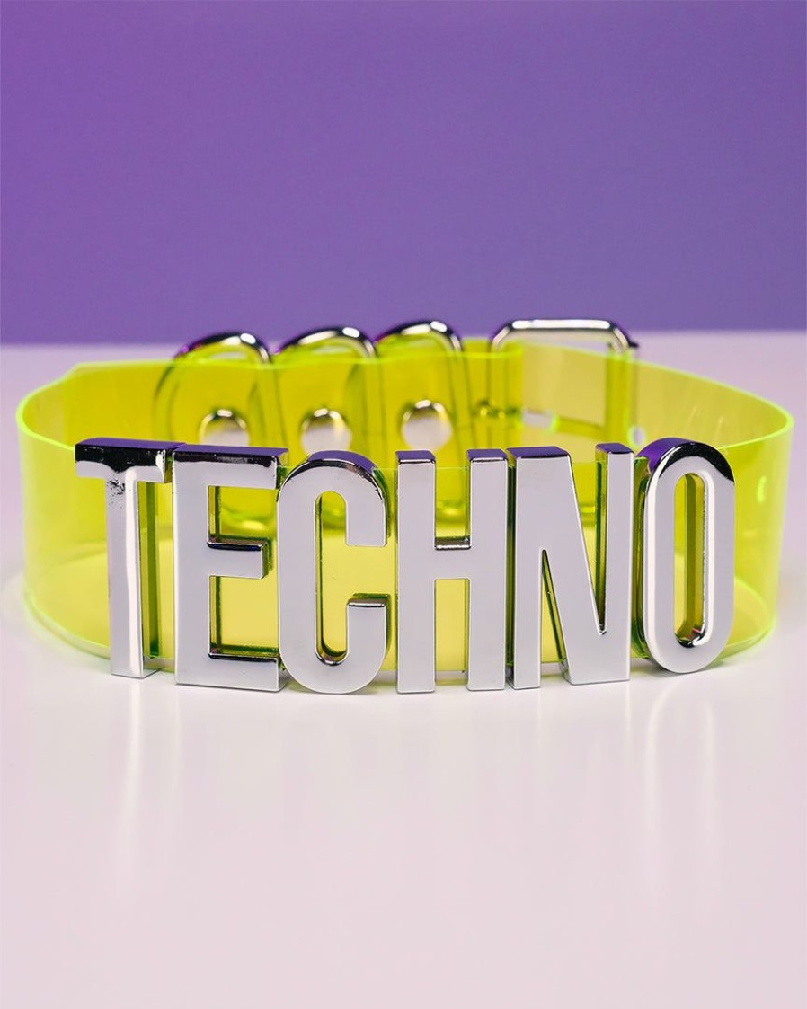 Accessories * | Ae Womens Techno Pvc Choker