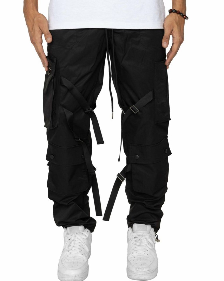 Mens * | Eptm Dark Revival Strap Cargo Pants