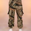 Mens * | Ae Mens Green Camo Joggers