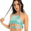 Womens * | Roma Halter Underboob Cutout Crop Top Rave Tops