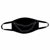 Accessories * | Bodyzone Black Chain Me Up Face Mask Accessories