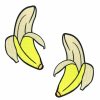 Accessories * | Neva Nude Giant Banana Blacklight Glitter Pasties Accessories