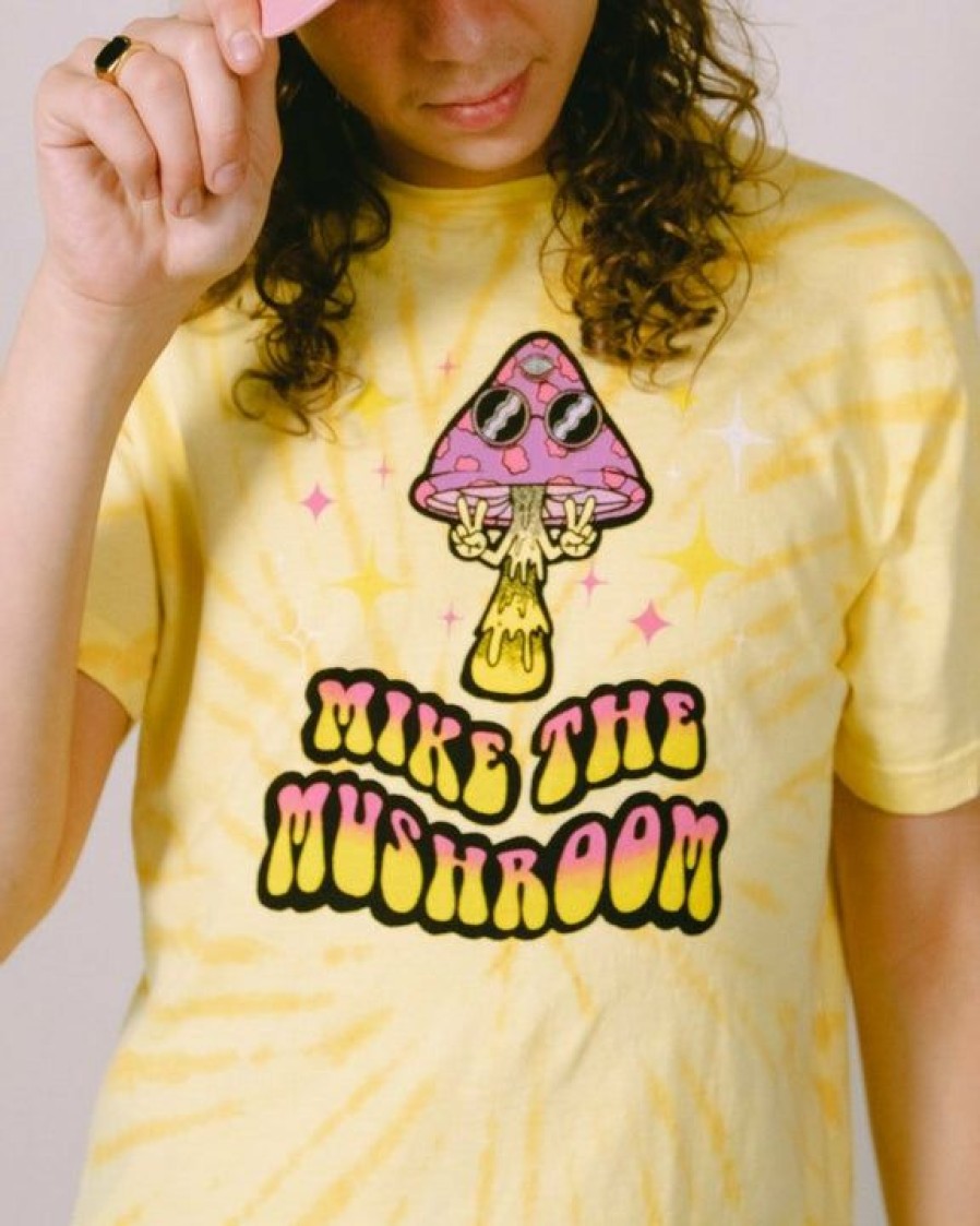 Womens * | Womens Space Yacht Mike The Mushroom Tee