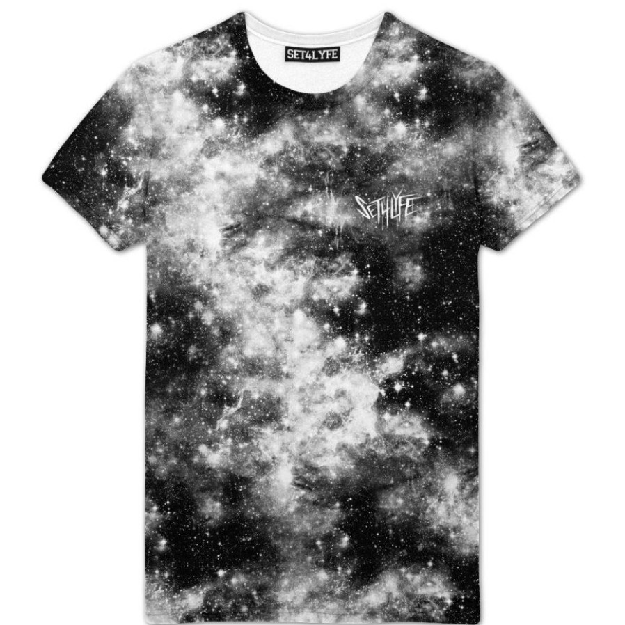 Mens * | Set 4 Lyfe Dark Galaxy T