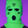 Mens * | Jarmoo Biohazard Hardstyle Green Ski Mask