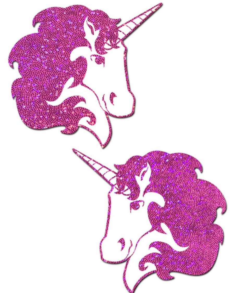 Accessories * | Pastease Glitter Unicorn Nipple Pasties Womens