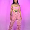 Womens * | Hot And Delicious Emboldened Pink 2Pc Pants Set