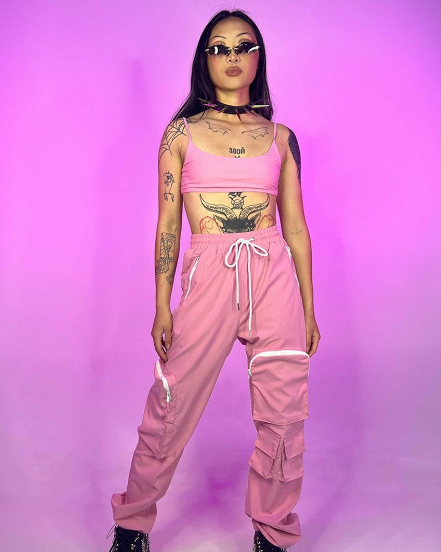 Womens * | Hot And Delicious Emboldened Pink 2Pc Pants Set