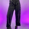 Womens * | Ae Chained To Reality Black Cargo Unisex Pants