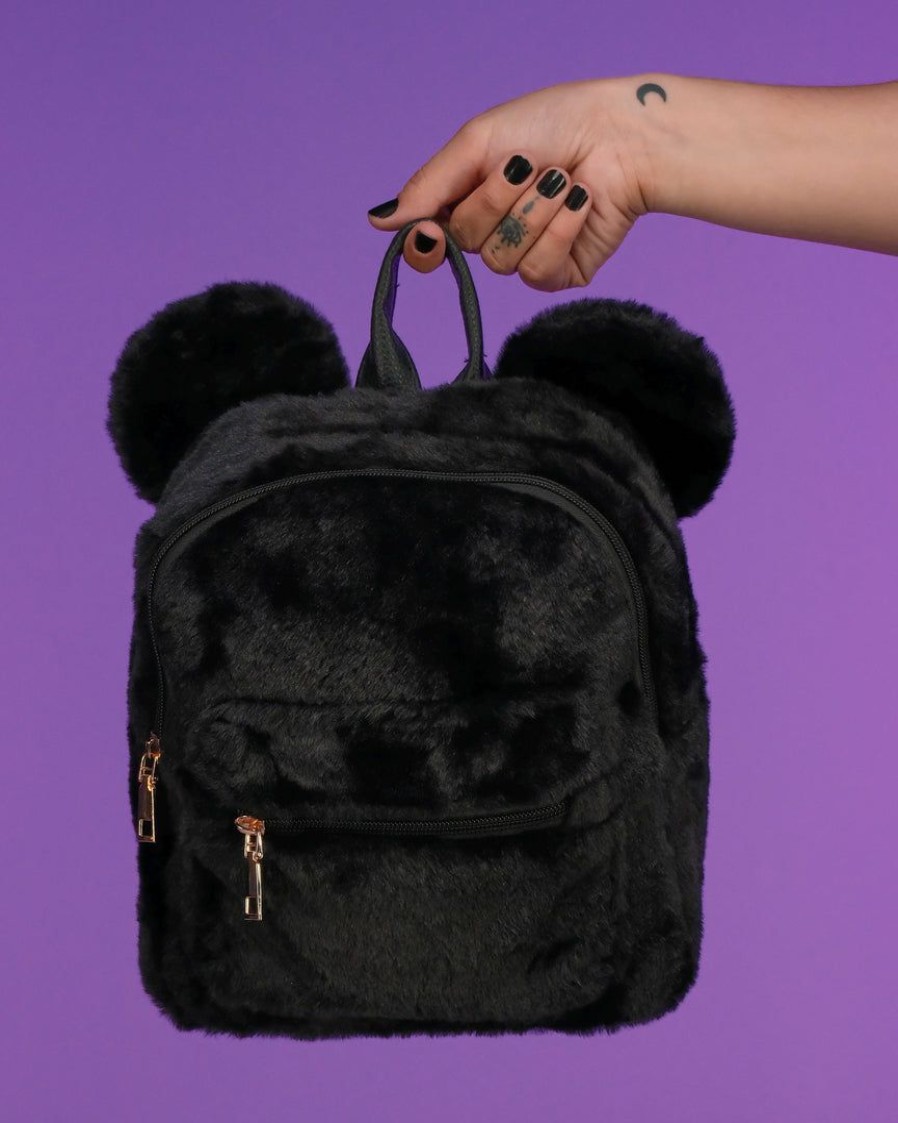 Accessories * | Ae Fuzzy Bear Mini Backpack