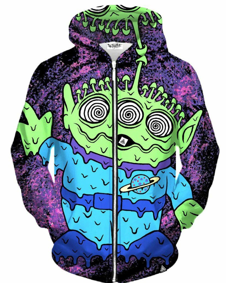 Mens * | Set 4 Lyfe Mens The Claw Zip Up Hoodie