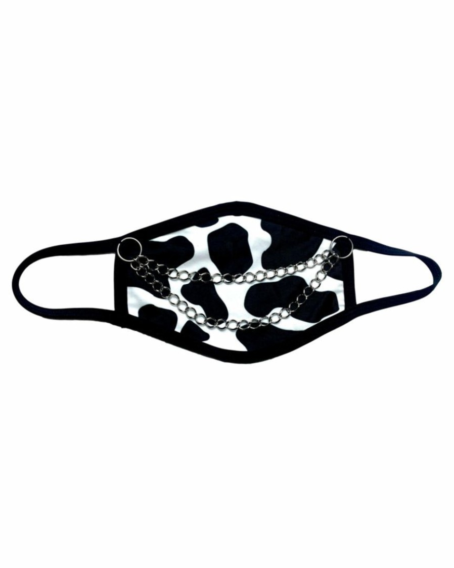 Accessories * | Bodyzone Moo I'M A Cow Chain Face Mask Accessories