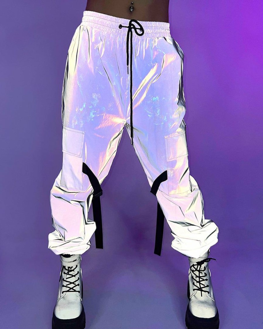 Womens * | Ae New Flash Reflective Cargo Pants