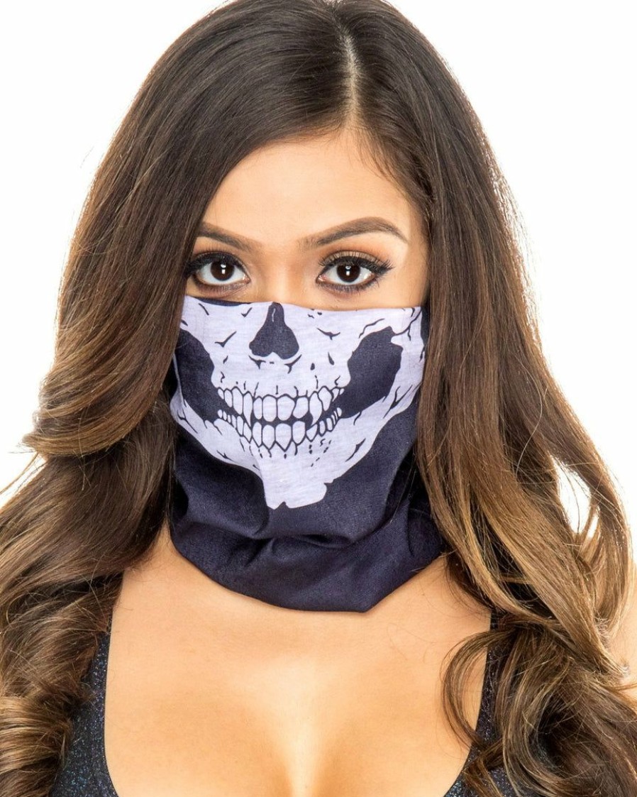 Accessories * | Ae Skull Single Layer Face Mask Mens