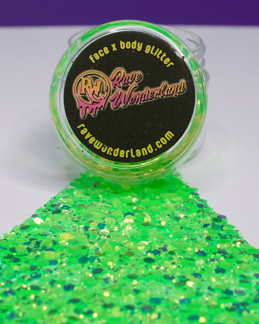 Accessories * | Xucai Slime Time Green Holographic Glitter Accessories