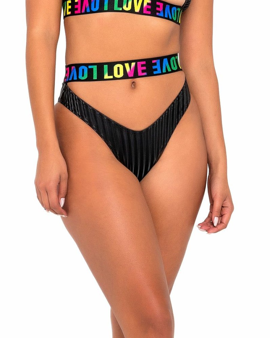 Womens * | Roma Rainbow Love Cutout Bottoms