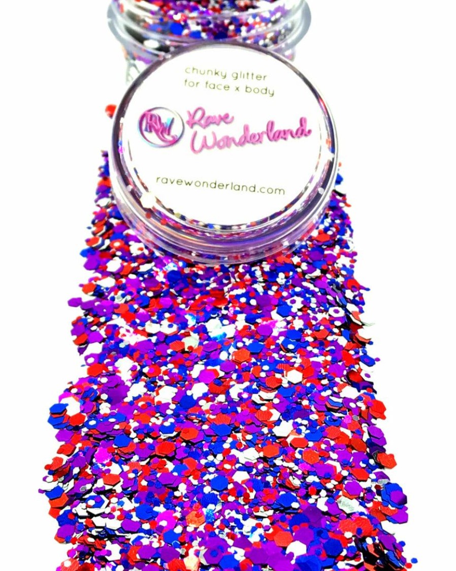 Accessories * | Xucai Jubilee Rainbow Body And Face Festival Glitter (Large 15 Grams) Accessories