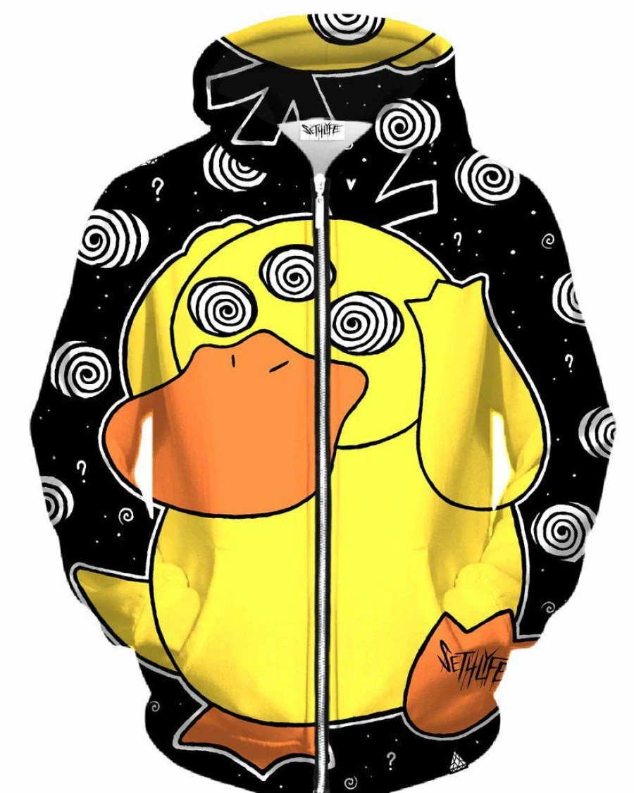 Mens * | Set 4 Lyfe Psyduck Zip Up Hoodie