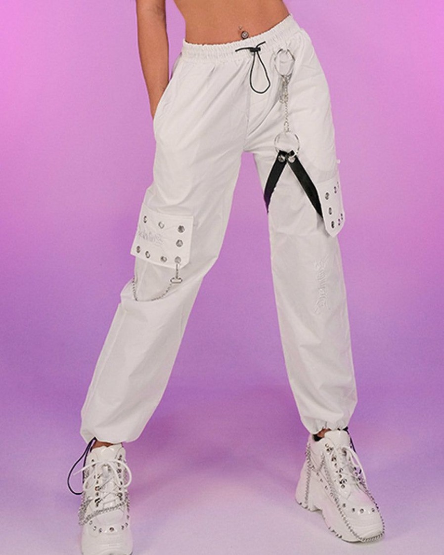 Womens * | Ae Goth Queen White Pants