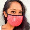 Accessories * | Elizabeth Accessories Coral Sequin Face Mask