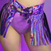 Womens * | Daisy'S Corsets New Lavender Dreamz Fringe Skirt