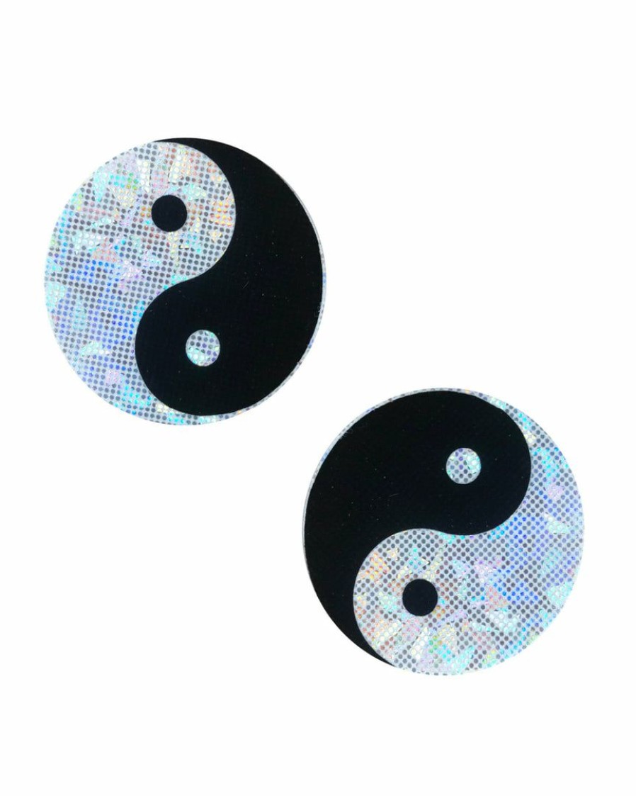 Accessories * | Neva Nude Yin Yang Holographic Pasties