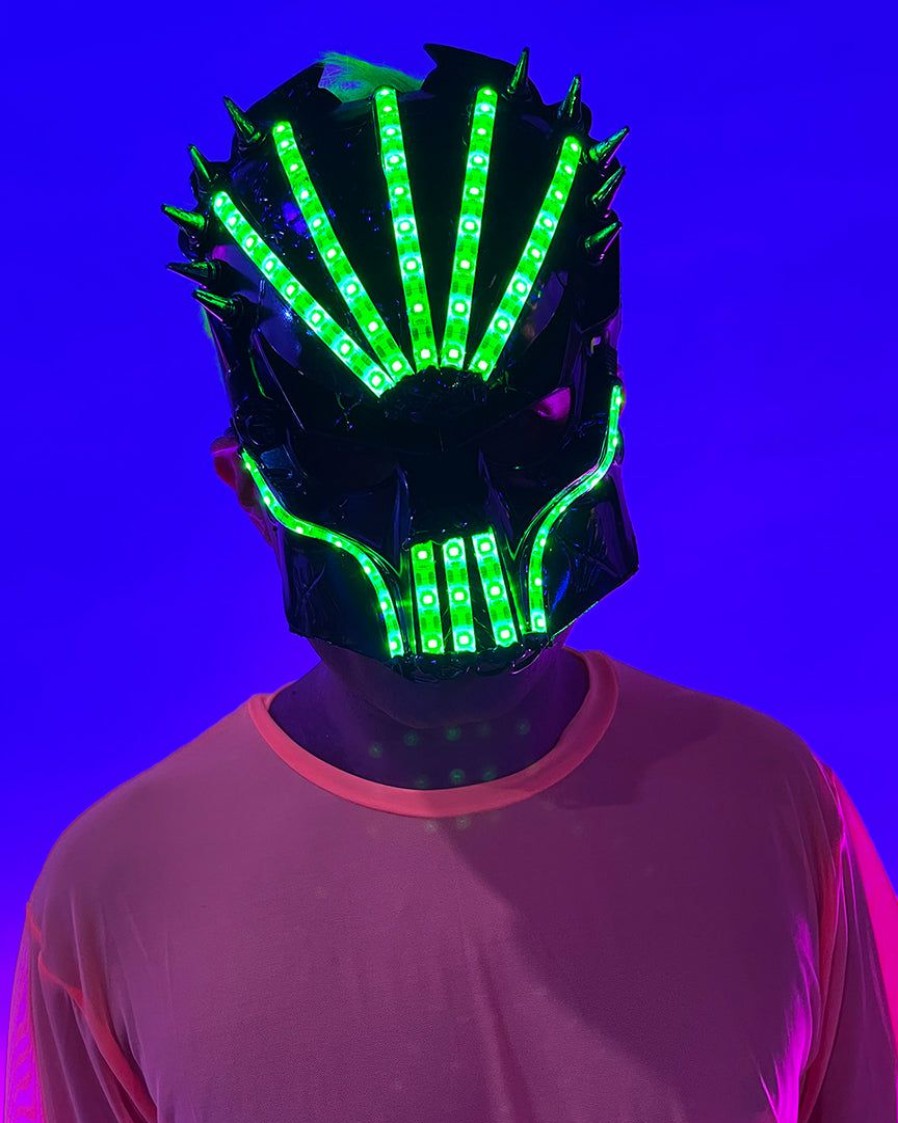 Accessories * | Ae Mens Destroyer Led Alien Mask