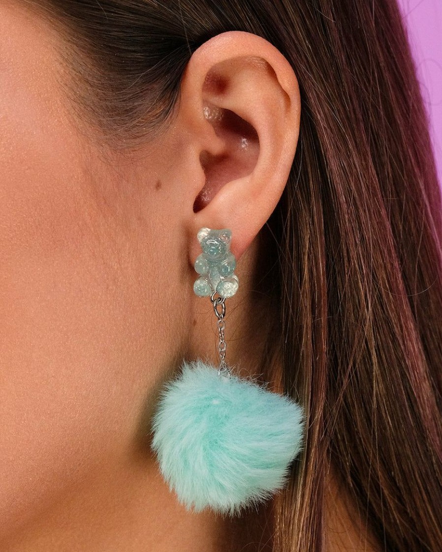 Accessories * | Ae Your Teddy Gummy Bear Plush Earrings