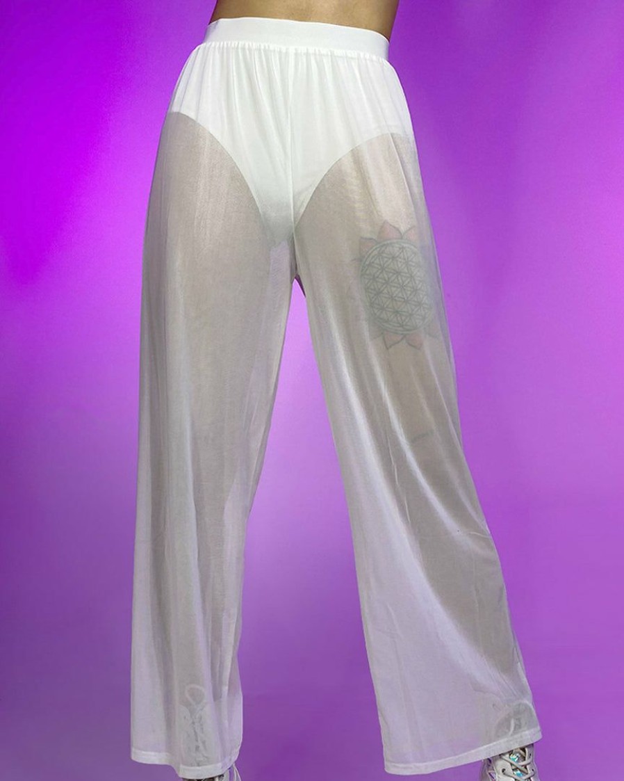 Womens * | Ae Mystic Beauty Sheer Flowy Pants New