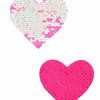 Accessories * | Neva Nude Aurora Light Pink & Pink Reversible Sequin Heart Pasties Accessories