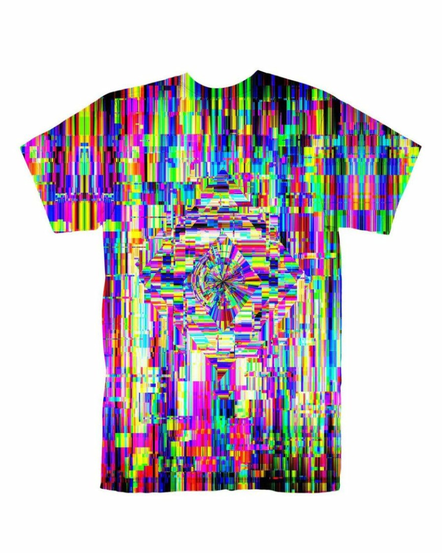 Mens * | Set 4 Lyfe Mens Abstract Glitch T