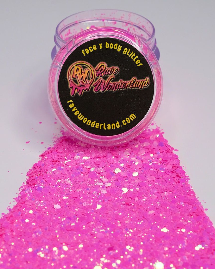 Accessories * | Xucai Pink Aura Black Light Glitter