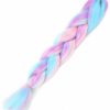 Accessories * | Ae Accessories 24 Ombre Cotton Candy Pastel Braiding Hair Extensions