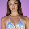 Womens * | Roma New Lavender Sugar Nova Keyhole Bikini Top