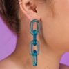 Accessories * | Ae New Chain Link Acrylic Earrings