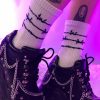 Accessories * | Ae Do Not Enter Barbed Wire Socks Womens