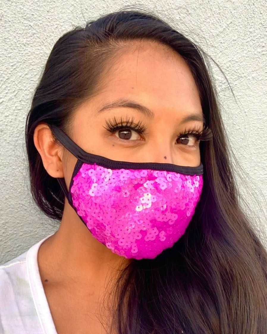 Accessories * | Elizabeth Plum Sequin Face Mask