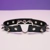 Accessories * | Ae Heart Spike Choker