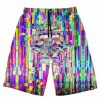 Womens * | Set 4 Lyfe Abstract Glitch Shorts