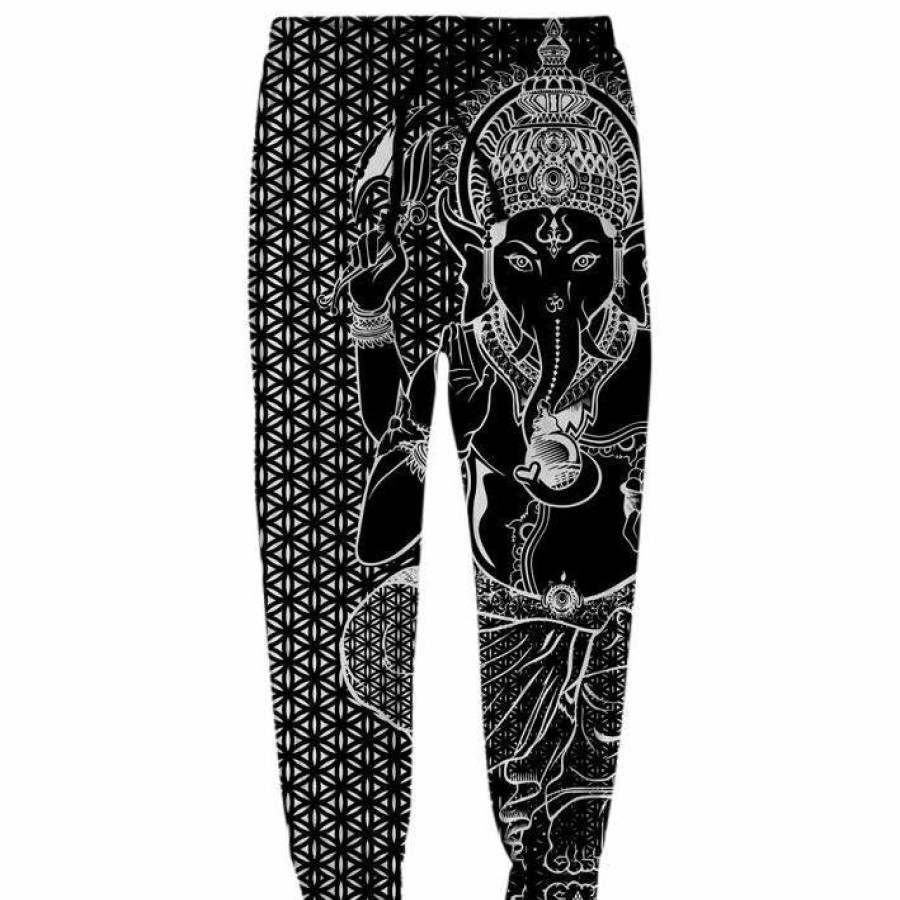 Mens * | Set 4 Lyfe Sacred Ganesha Joggers Mens