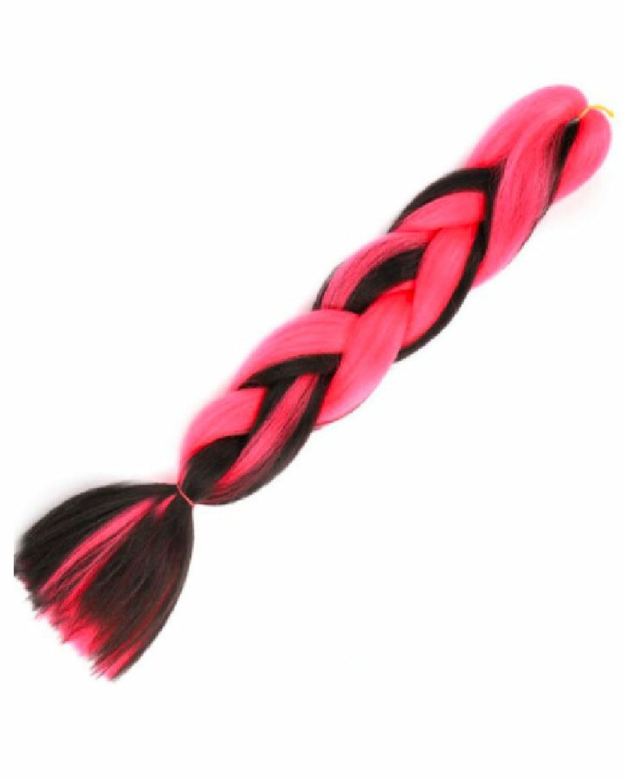 Accessories * | Ae 24 Pink And Black Braiding Hair Extensions Womens