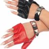 Accessories * | Leg Avenue Two-Tone Studded Fingerless Gloves