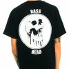 Mens * | 555Stickers Mens Bass Head Melting Skull T